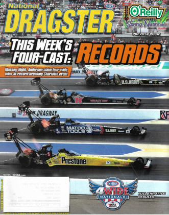 NATIONAL DRAGSTER 2012 APR 27 -